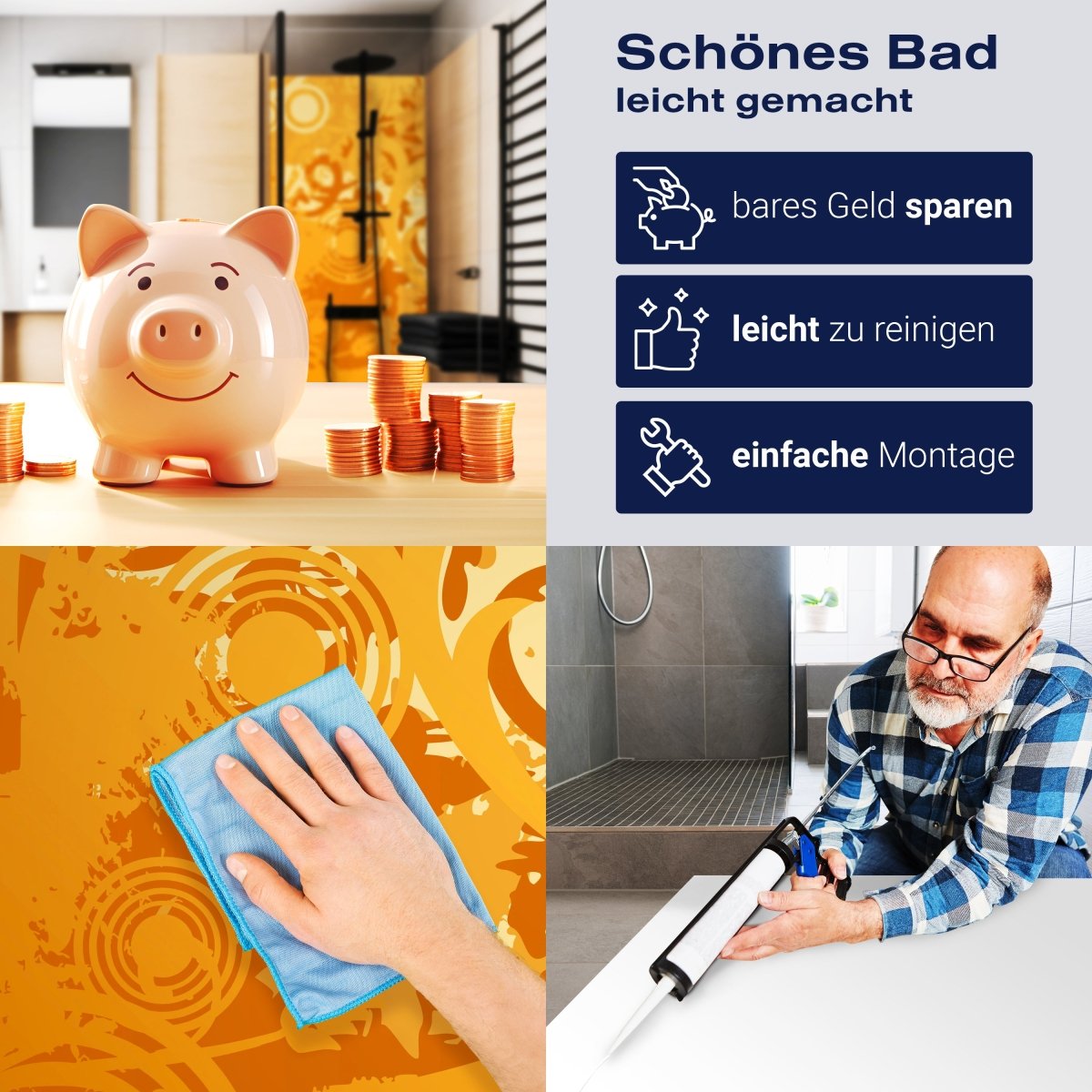 Duschwand Theresa Floral M0163 entdecken - Bild 7