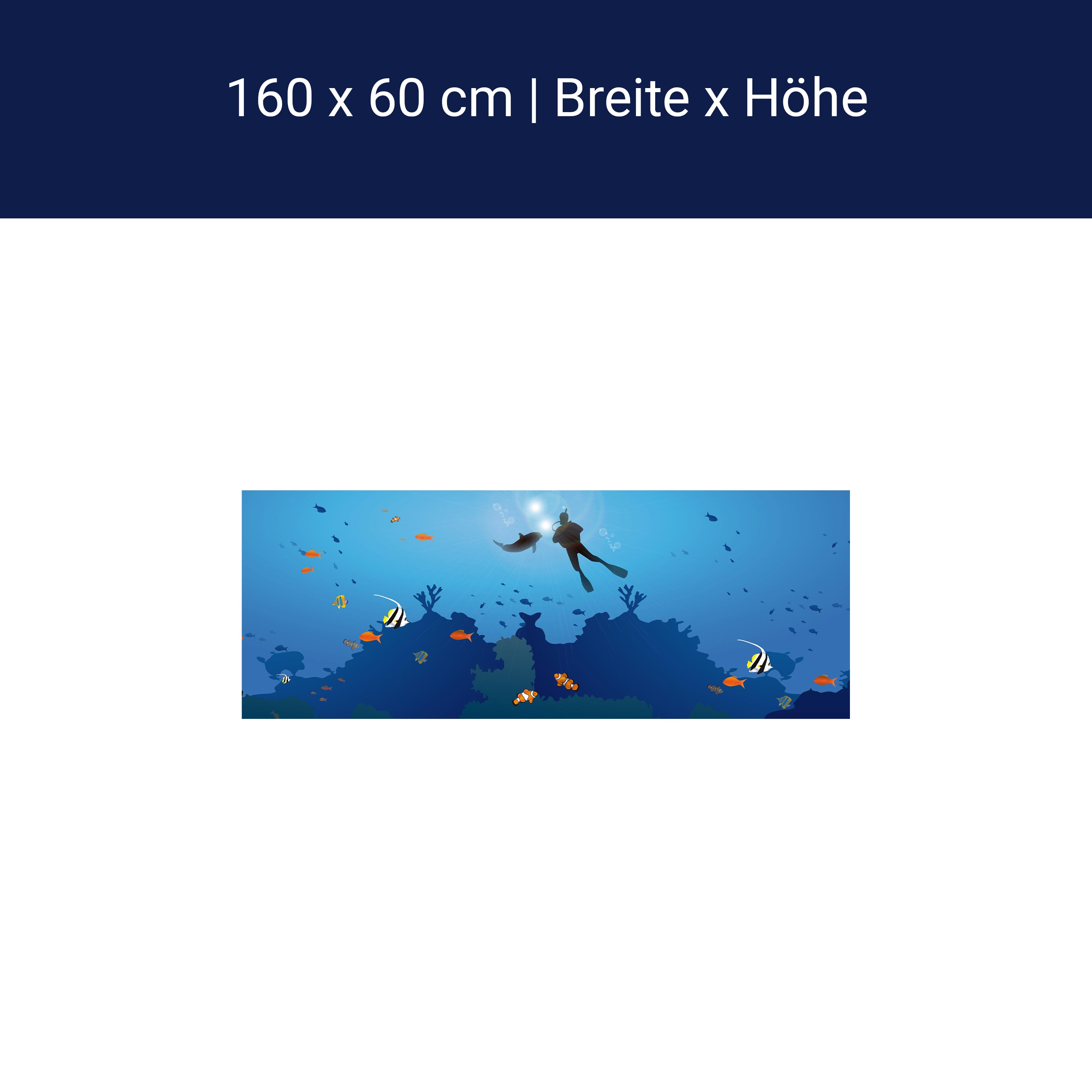 Küchenrückwand Riff Meer M0182