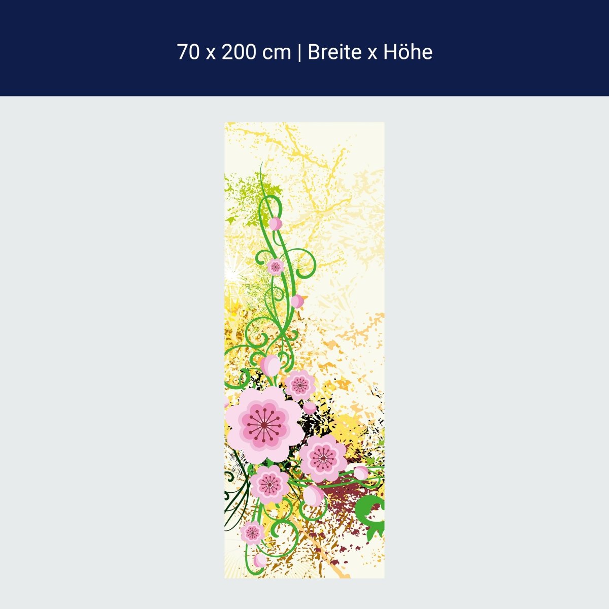 Duschwand Luca Floral M0189