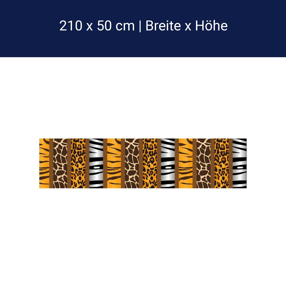 Küchenrückwand Afrika Tiermuster M0198