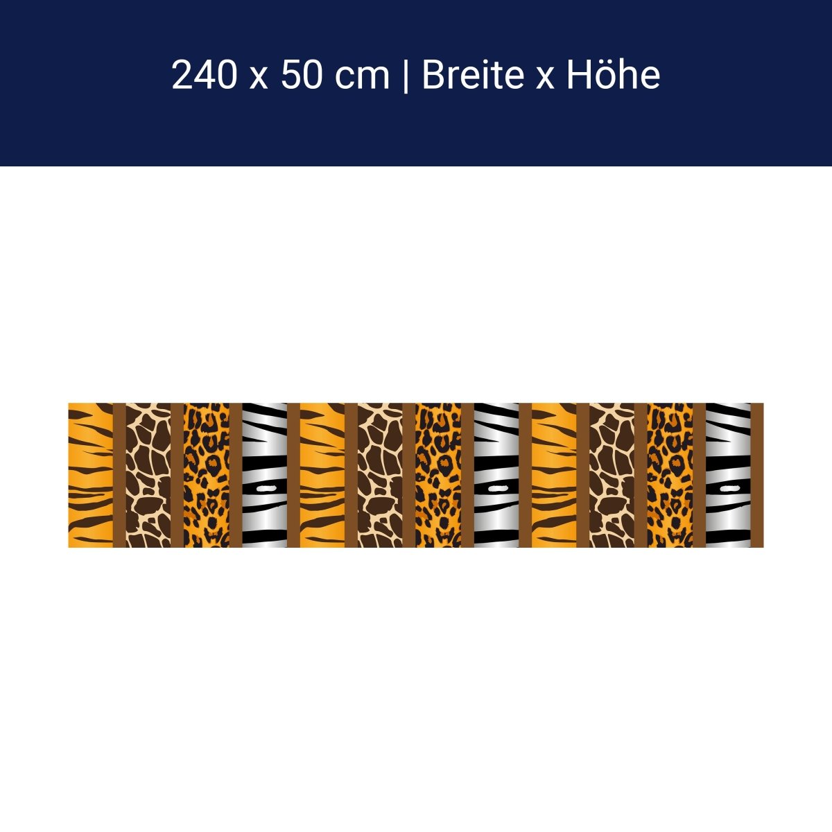 Küchenrückwand Afrika Tiermuster M0198