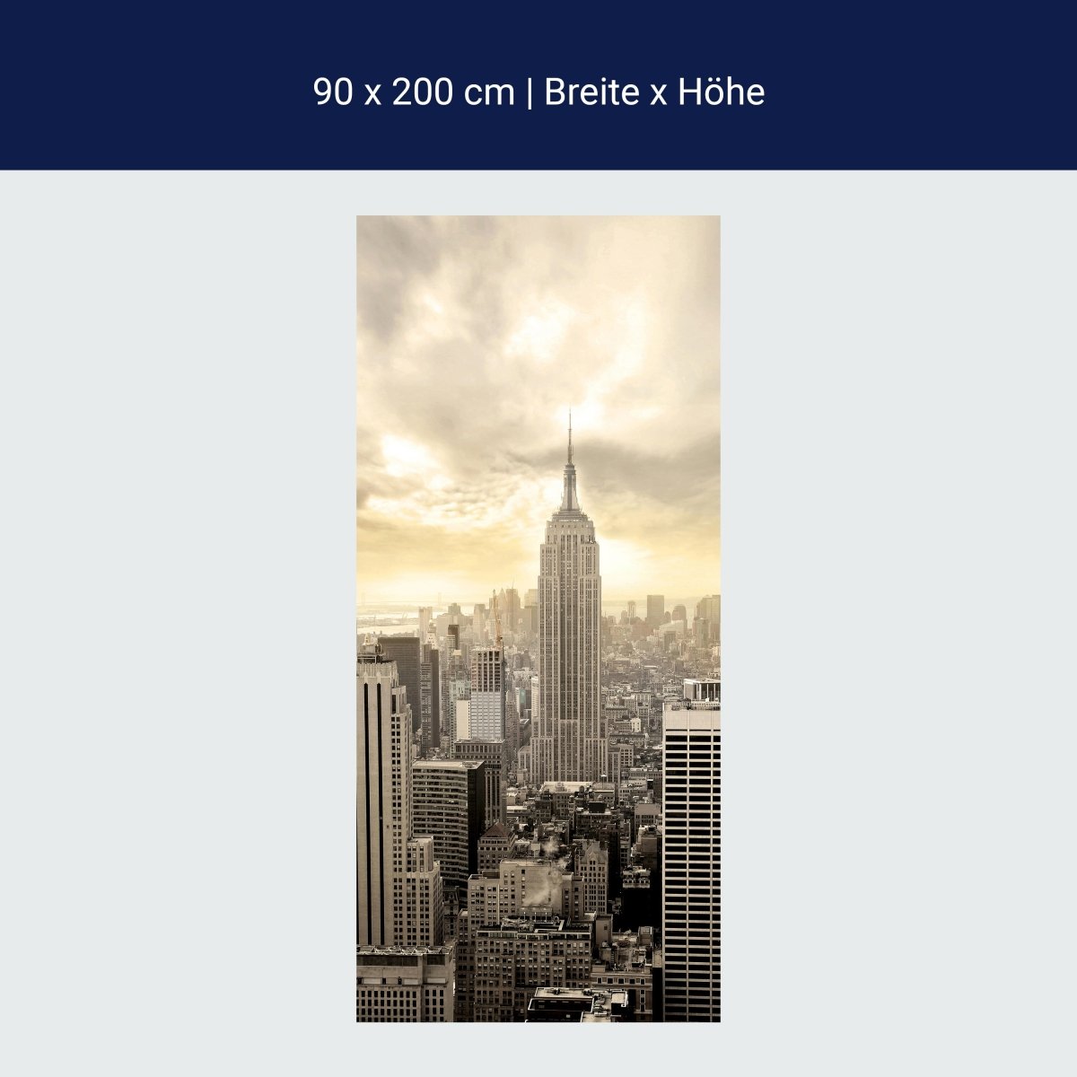 Duschwand New York Skyline View M0221