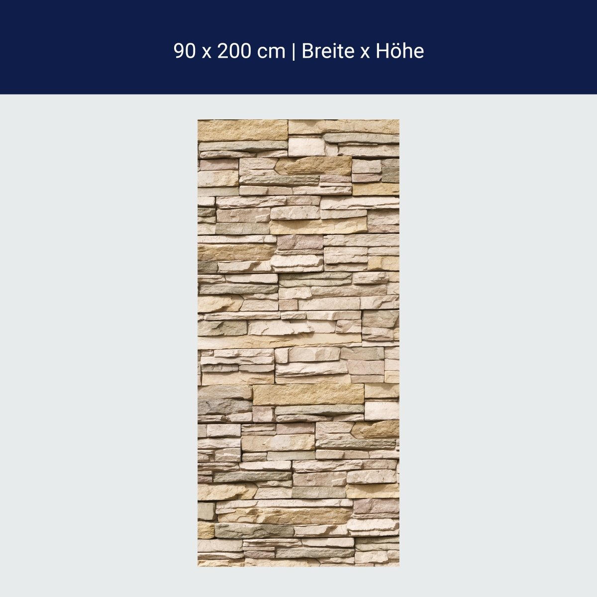 Duschwand Asia Stone Natur M0239