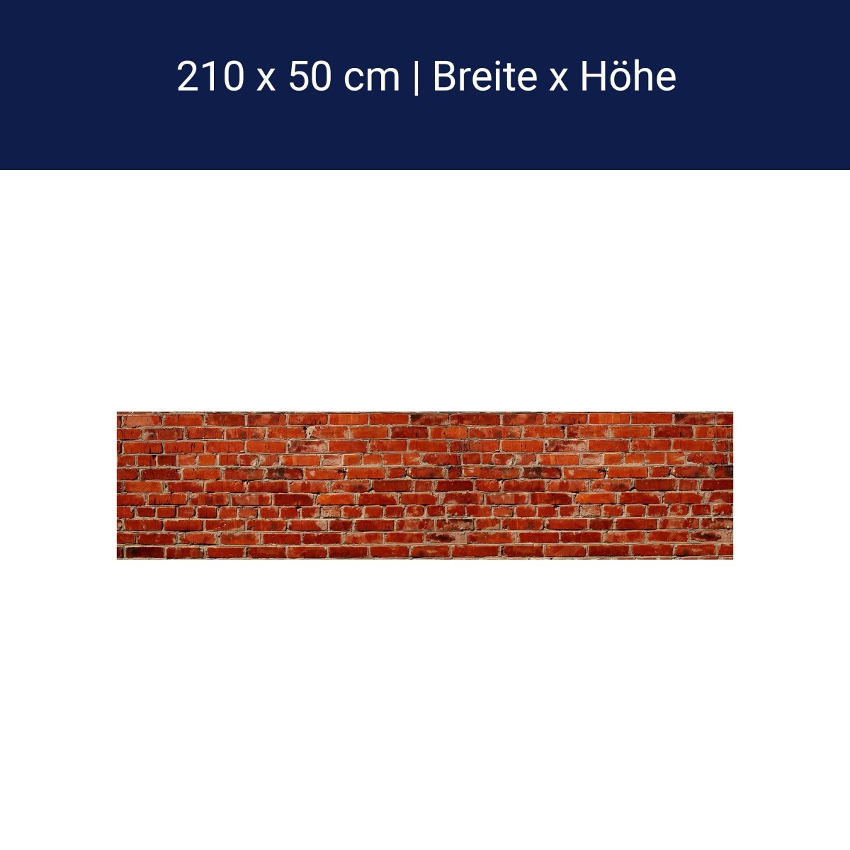 Küchenrückwand Backstein rot Stadt M0240