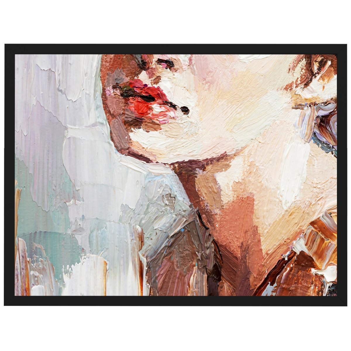 wandmotiv24 Poster, Poster - Malerei, Frau, Lippen - M0240 - Bild 1