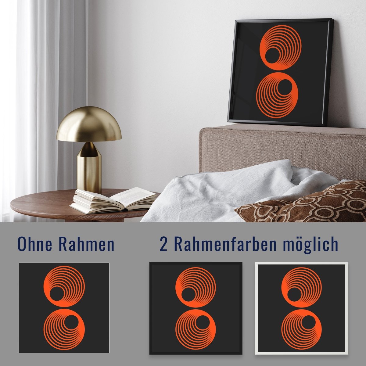 wandmotiv24 Poster, Poster - Abstrakt, Geometrisch, Minimalismus - M0255 - Bild 4