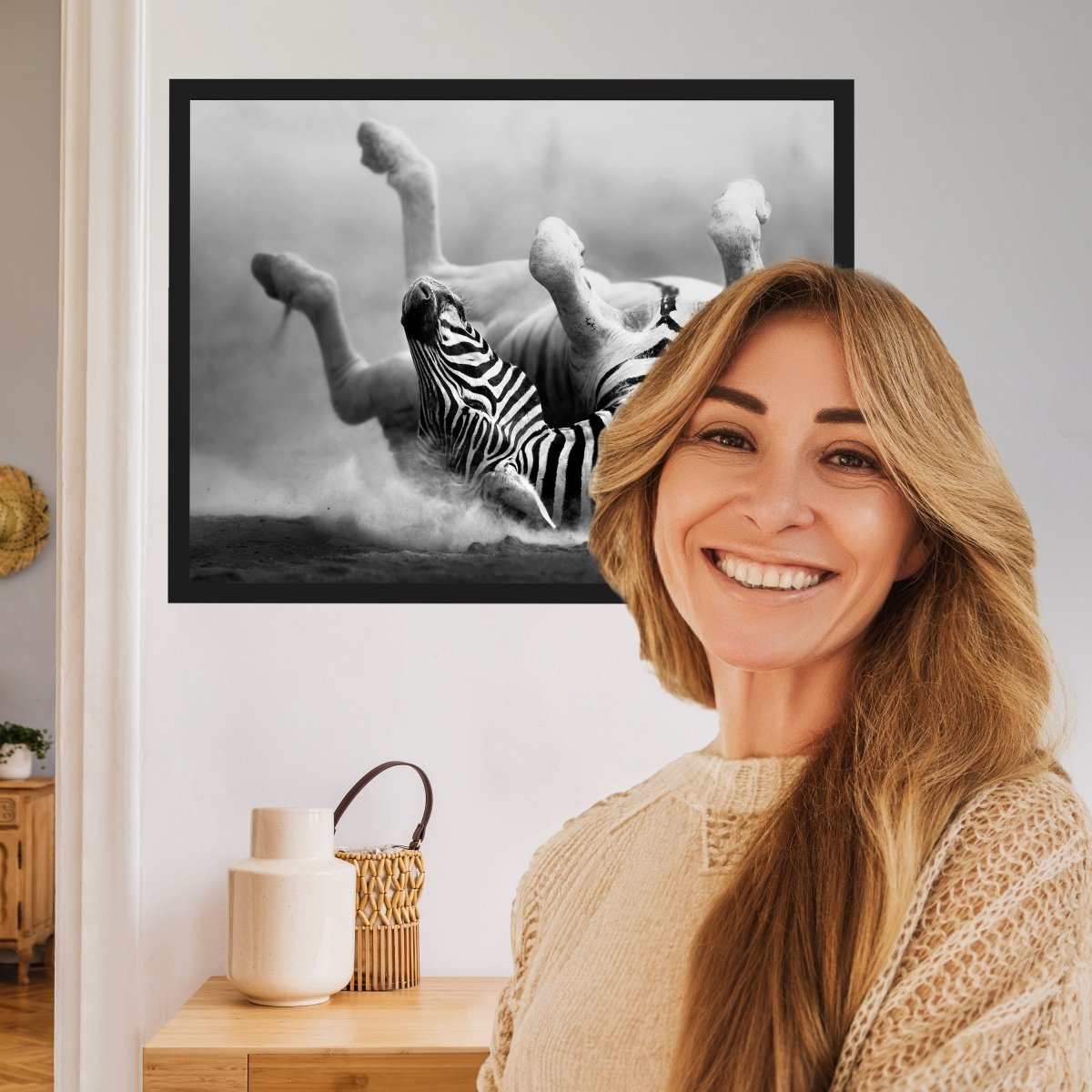 wandmotiv24 Poster, Poster - Zebra, Tier, Afrika - M0270 - Bild 2