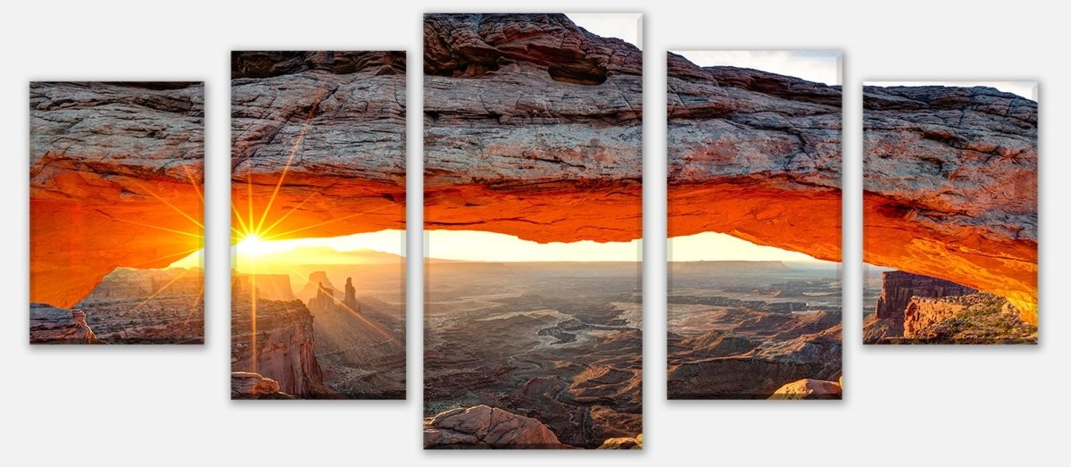 Leinwandbild Mehrteiler Mesa Arch USA M0275 entdecken - Bild 1