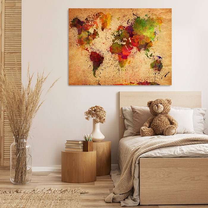 Leinwandbild Weltkarte, Querformat M0313 kaufen - Bild 2