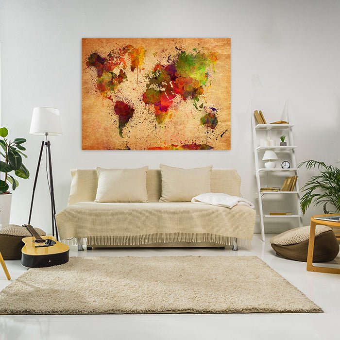 Leinwandbild Weltkarte, Querformat M0313 kaufen - Bild 3