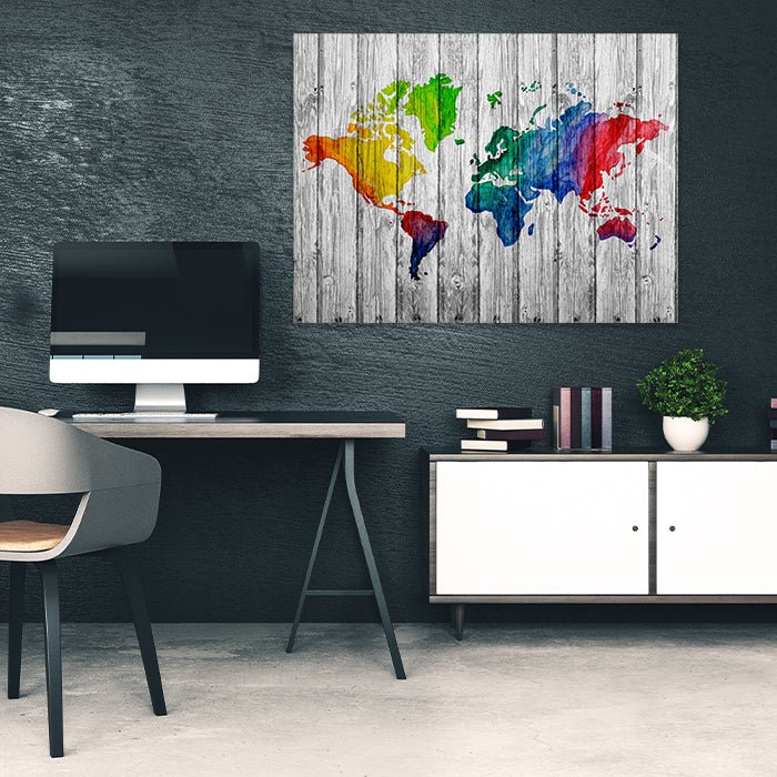 Leinwandbild Weltkarte, Querformat M0318 kaufen - Bild 2