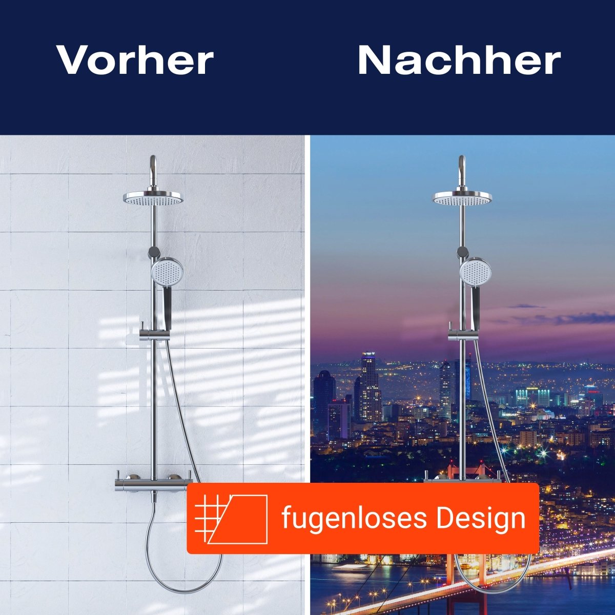 Duschwand Istanbul bei Nacht M0374 entdecken - Bild 9