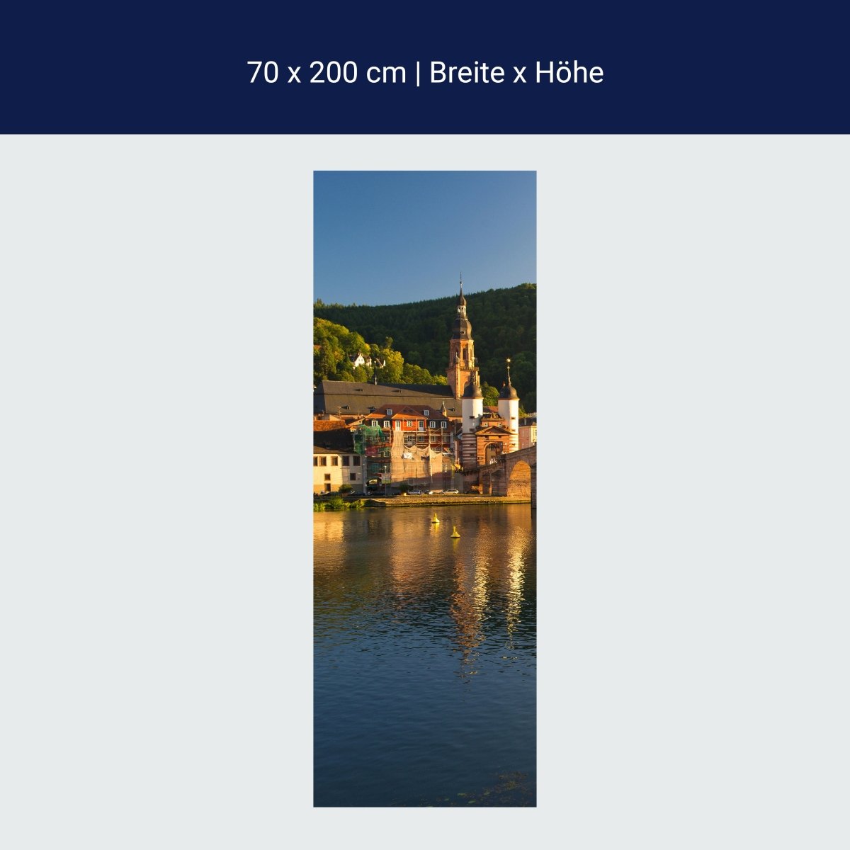 Duschwand Alte Brücke Heidelberg M0447