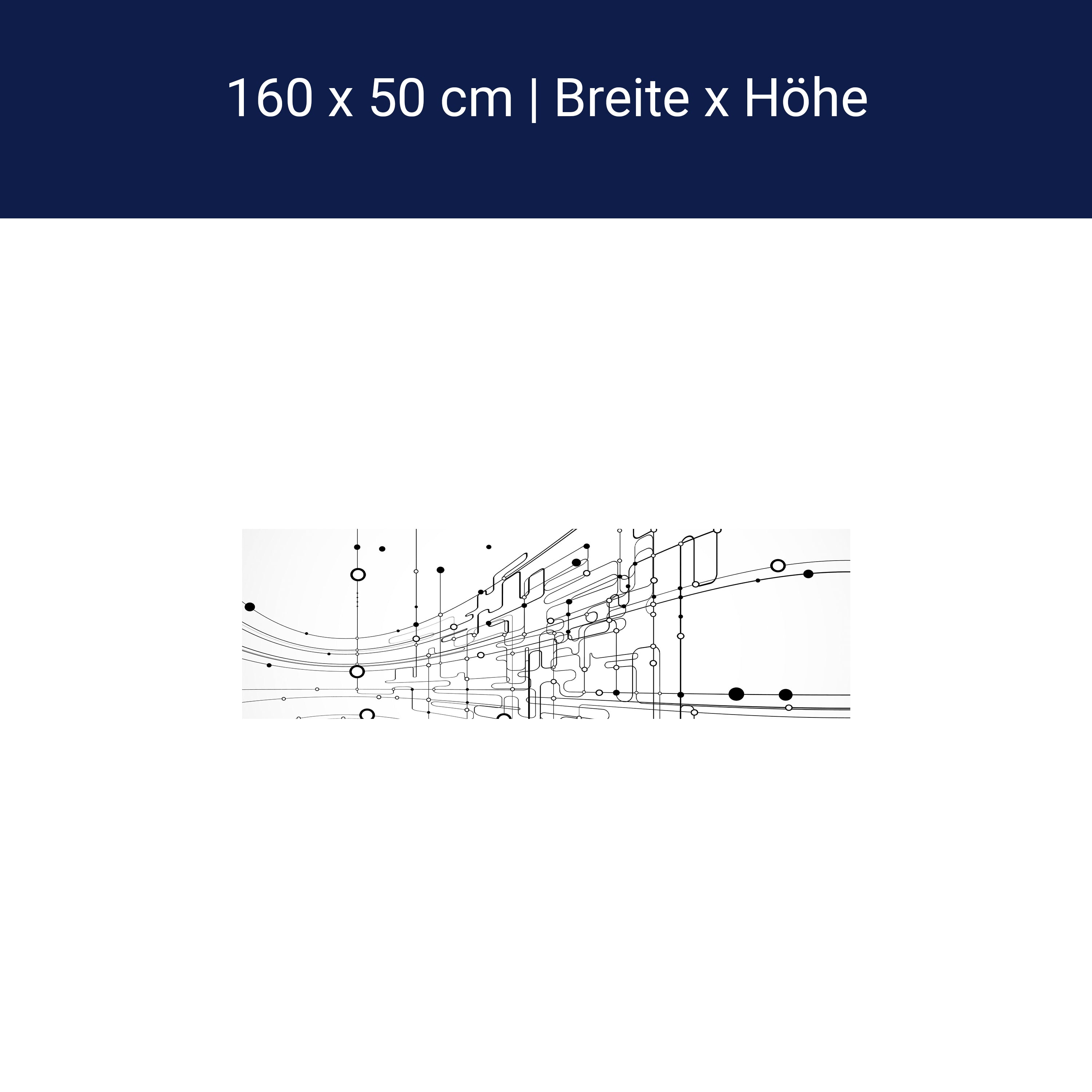 Küchenrückwand Abstrakte Verbindungen M0463