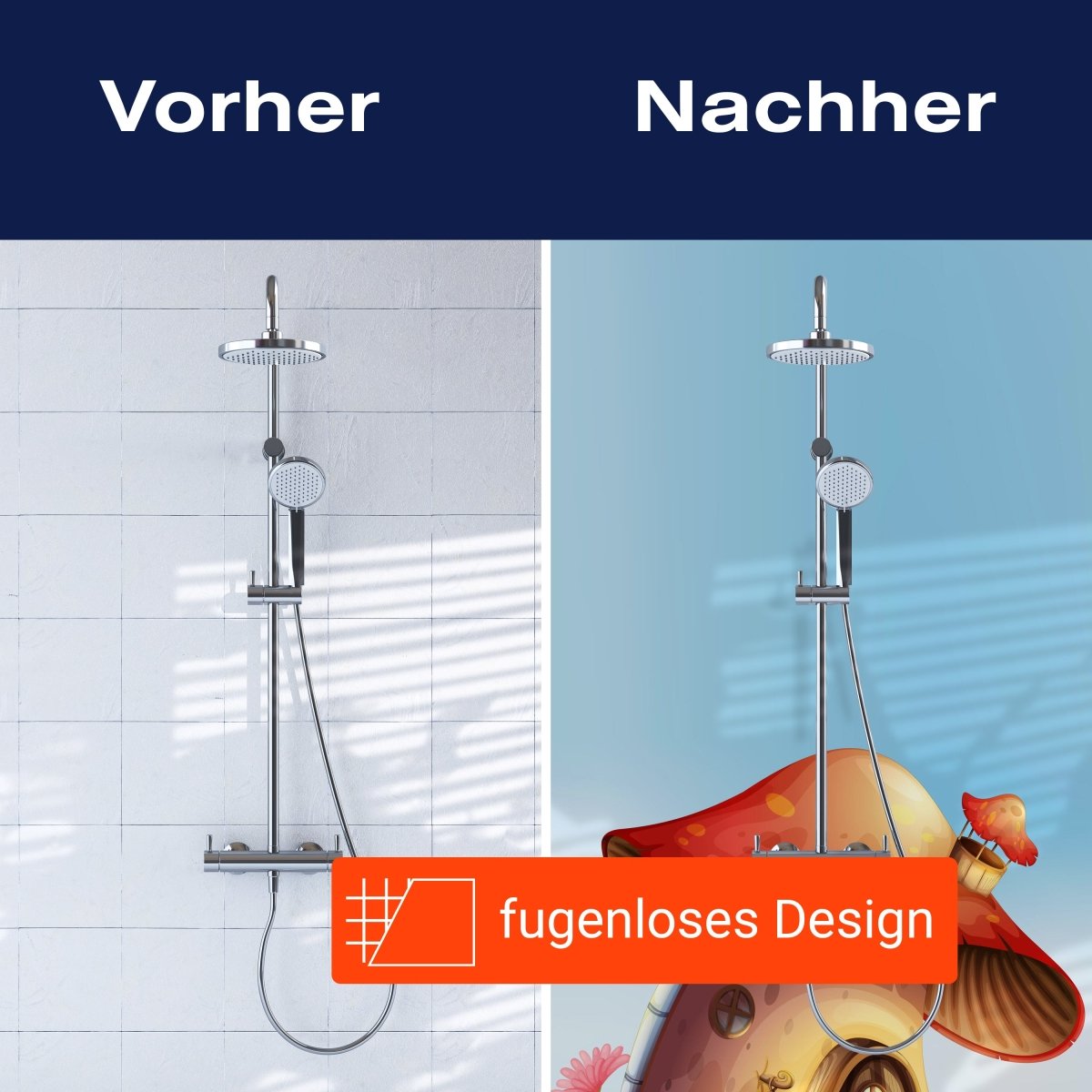 Duschwand Pilz auf der Blumenwiese M0502 entdecken - Bild 9