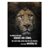 Leinwandbild Spruch, In jedem steckt ein Löwe M0519