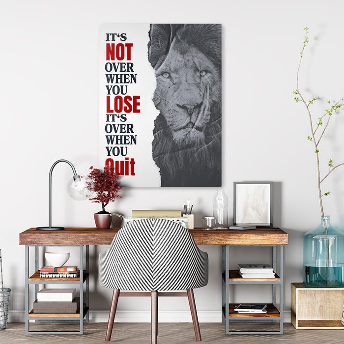 Leinwandbild It's not over Hochformat M0522 kaufen - Bild 2