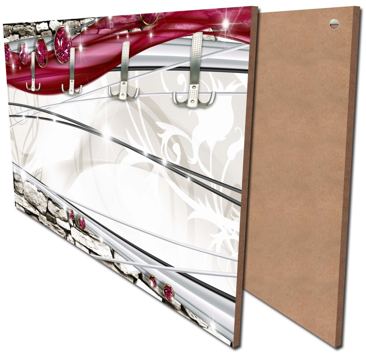 Garderobe Diamant Asia Steine Klinker M0537