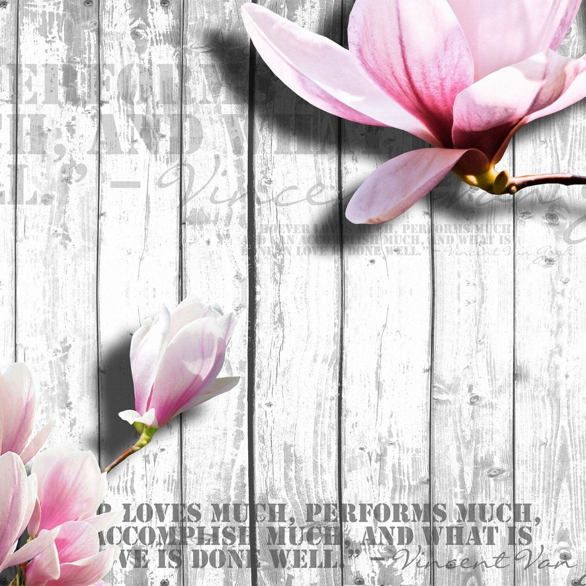 Beistelltisch Holz rosa Blüten M0540 entdecken - Bild 2