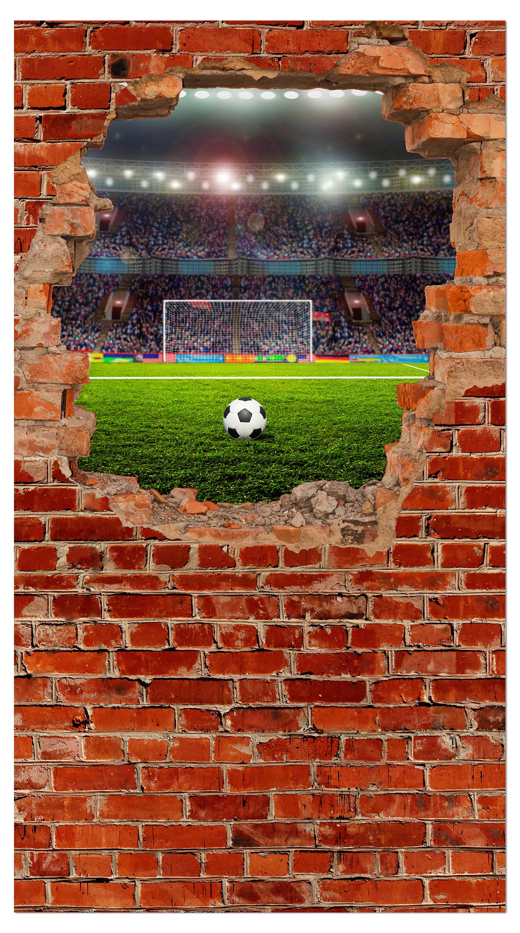 Garderobe Fußballfeld - Roter Backstein M0683 entdecken - Bild 4