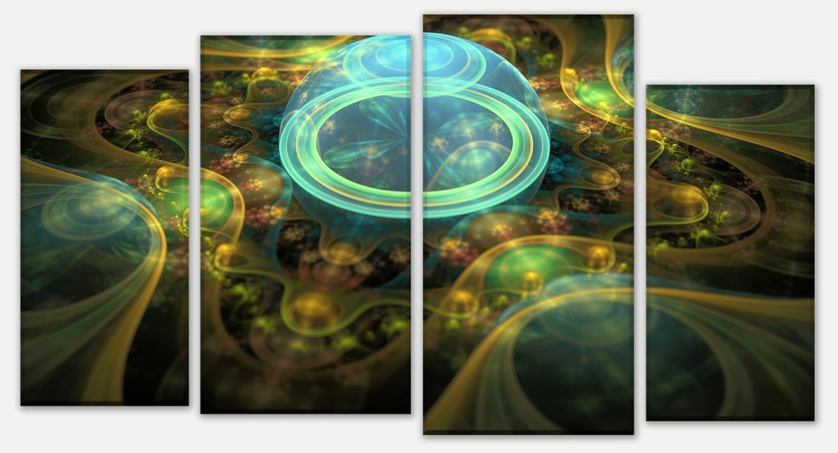 Leinwandbild Mehrteiler Abstrakte Beleuchtung M0772