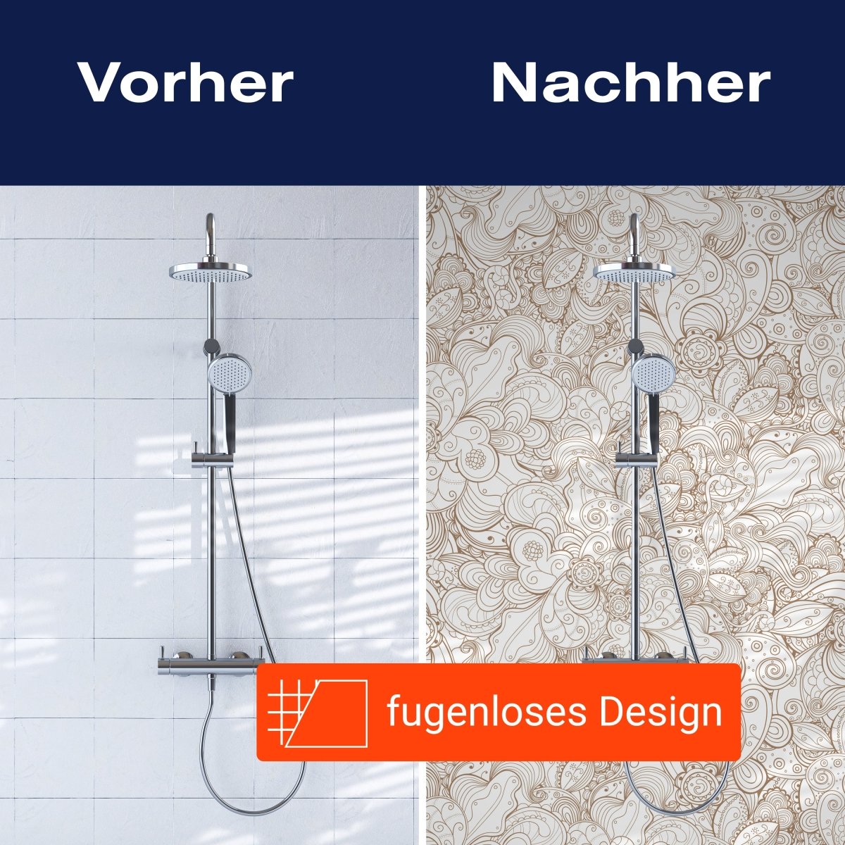 Duschwand Floral abstrakten Hintergrund M0775 entdecken - Bild 9