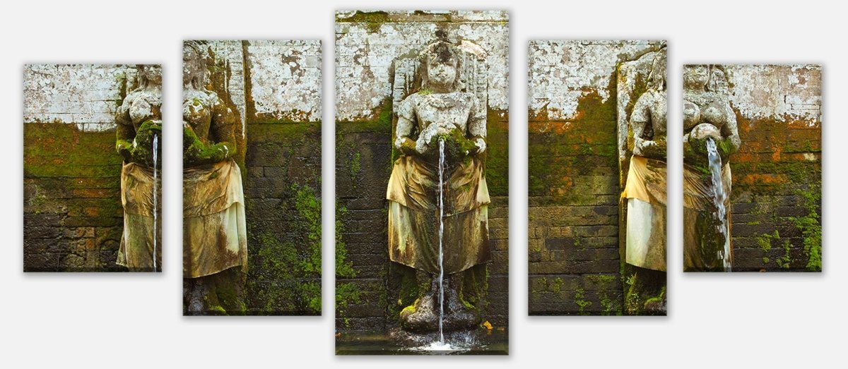 Leinwandbild Mehrteiler Brunnen am Goa Gajah Tempel, Indonesien M0808 entdecken - Bild 1