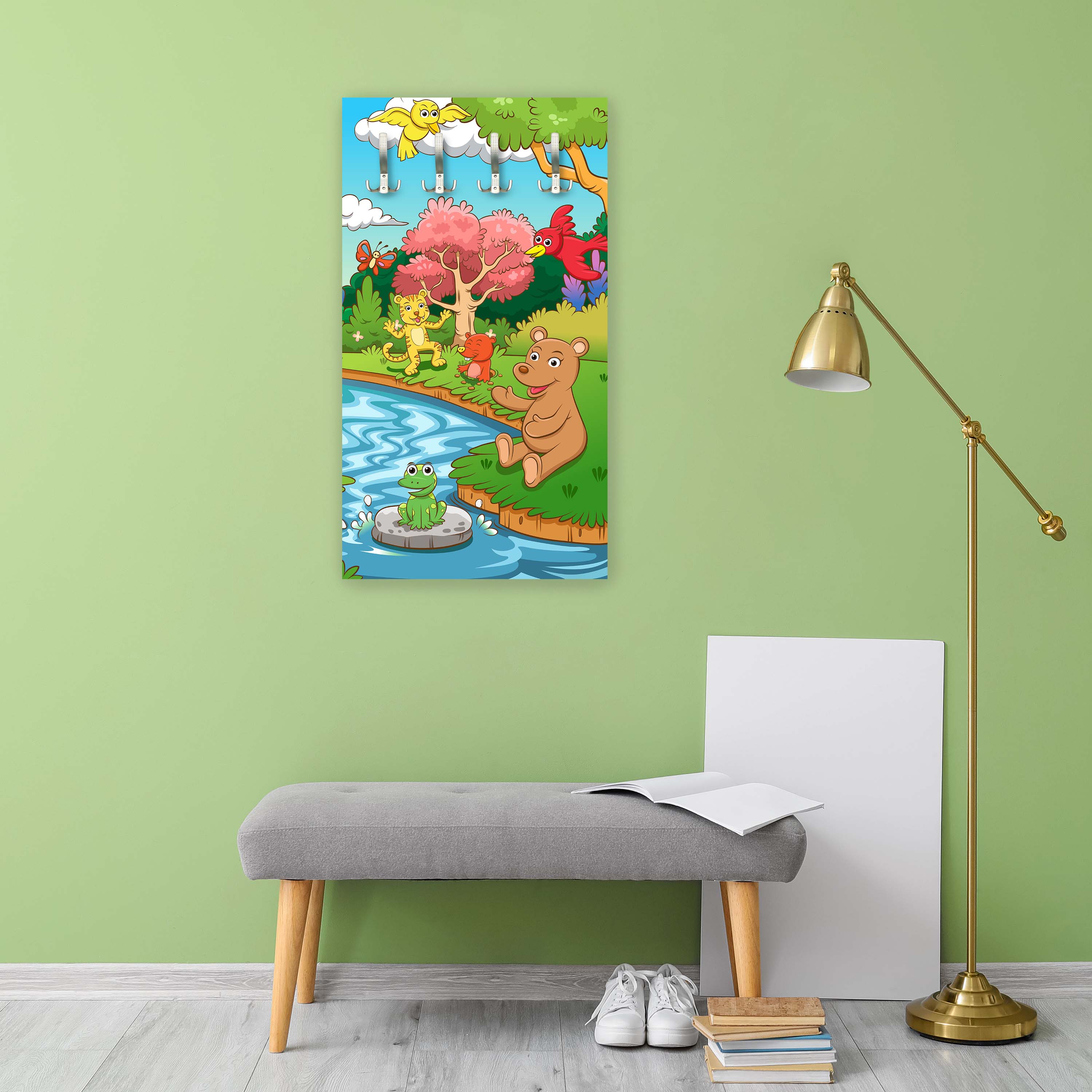 Garderobe Tiere im Dschungel M0986 entdecken - Bild 5