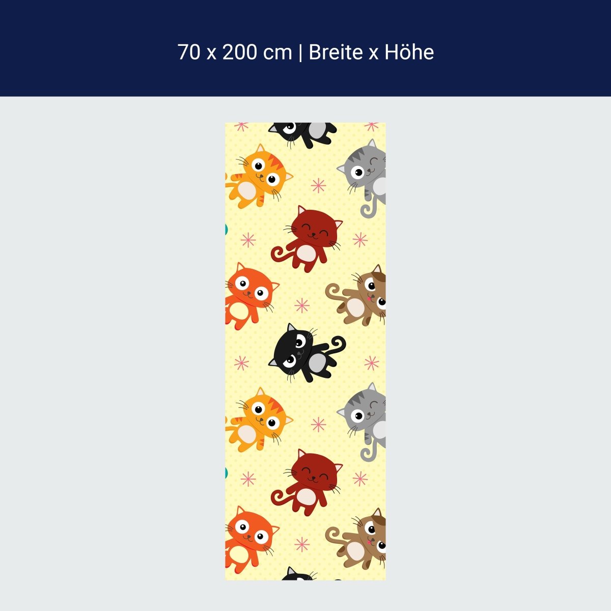 Duschwand süße Kätzchen M0992