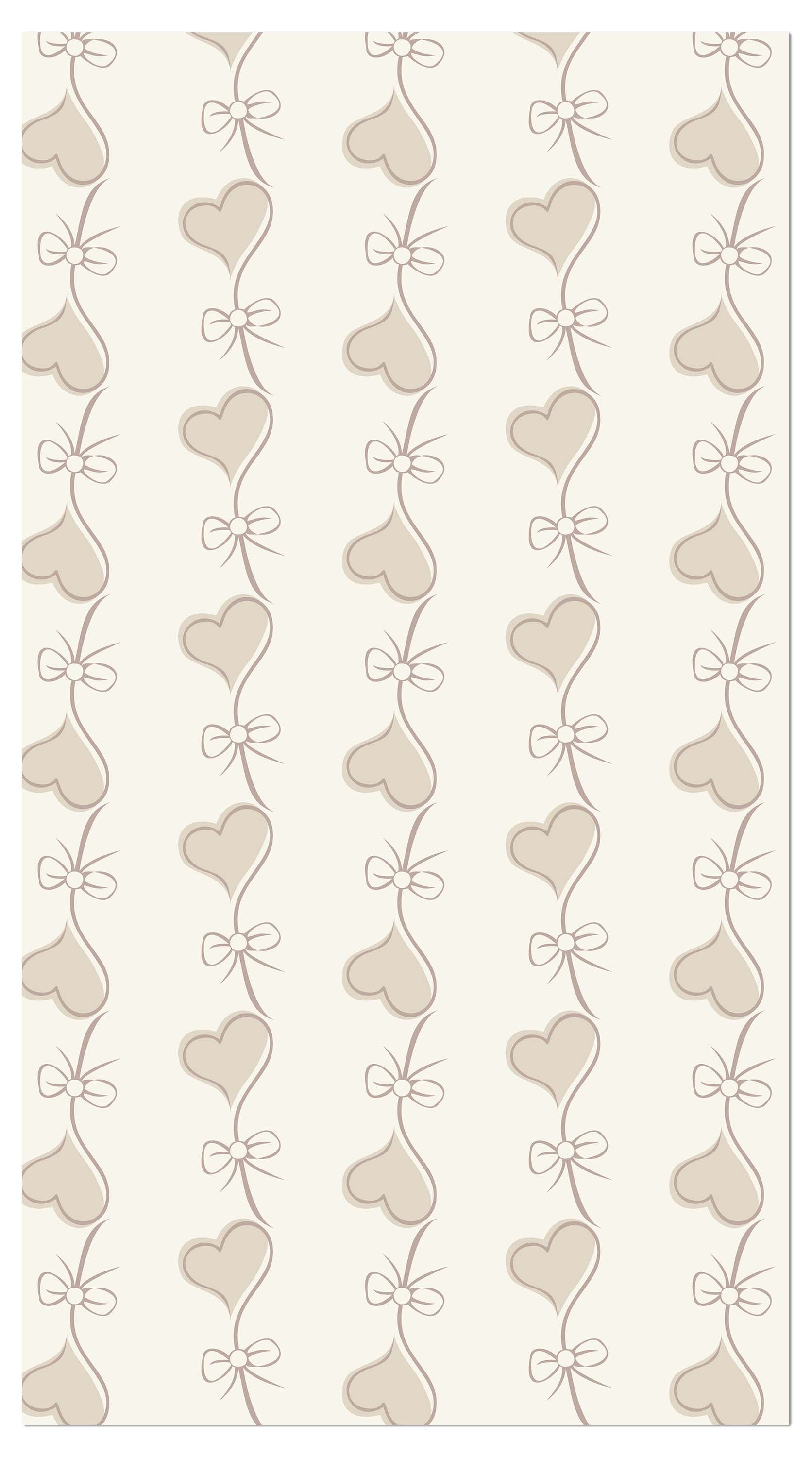 Garderobe Retro Herzen auf Beige Hintergrund M0993 entdecken - Bild 4