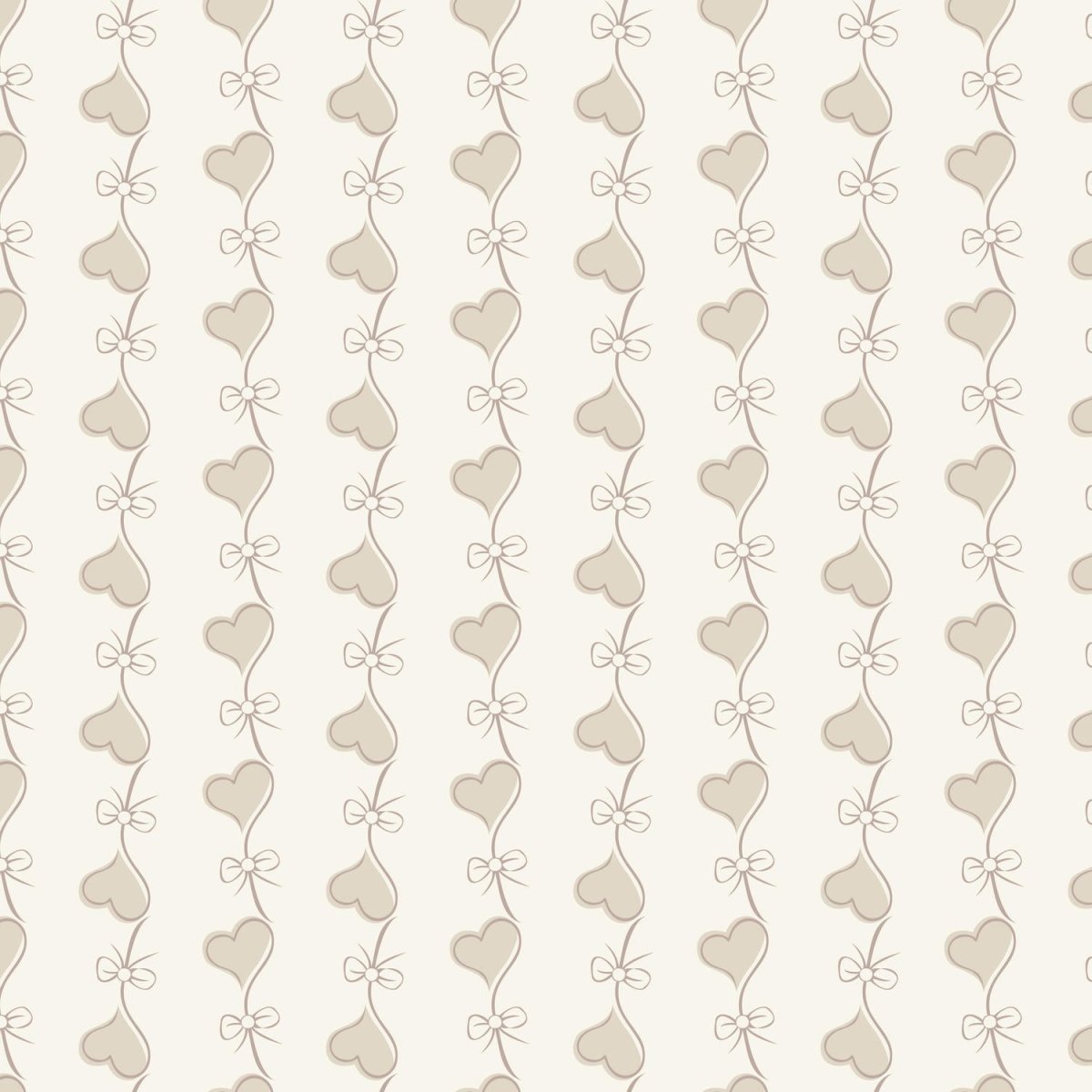 Beistelltisch Retro Herzen auf Beige Hintergrund M0993 entdecken - Bild 2