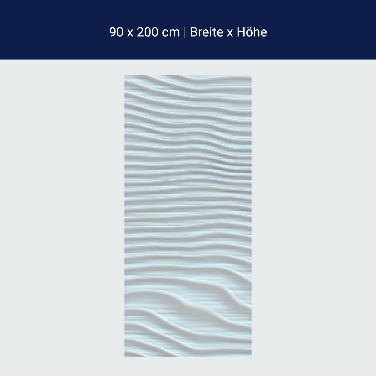 Duschwand Abstrakte weiße Holztextur M1006