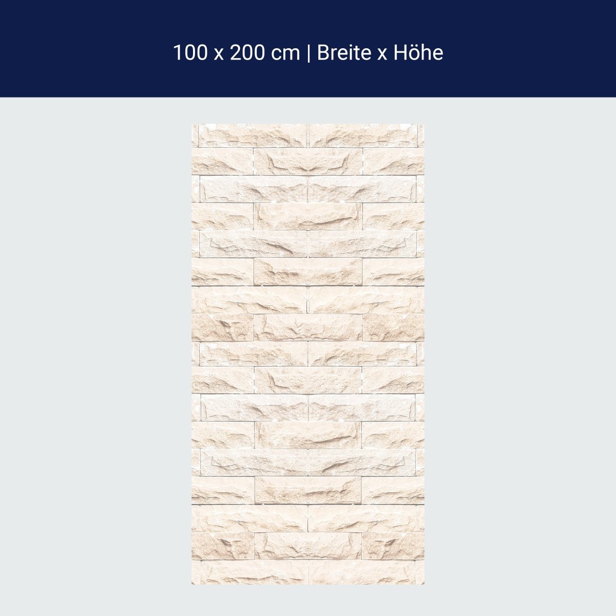 Duschwand Graue Farbe Steinmauer M1037