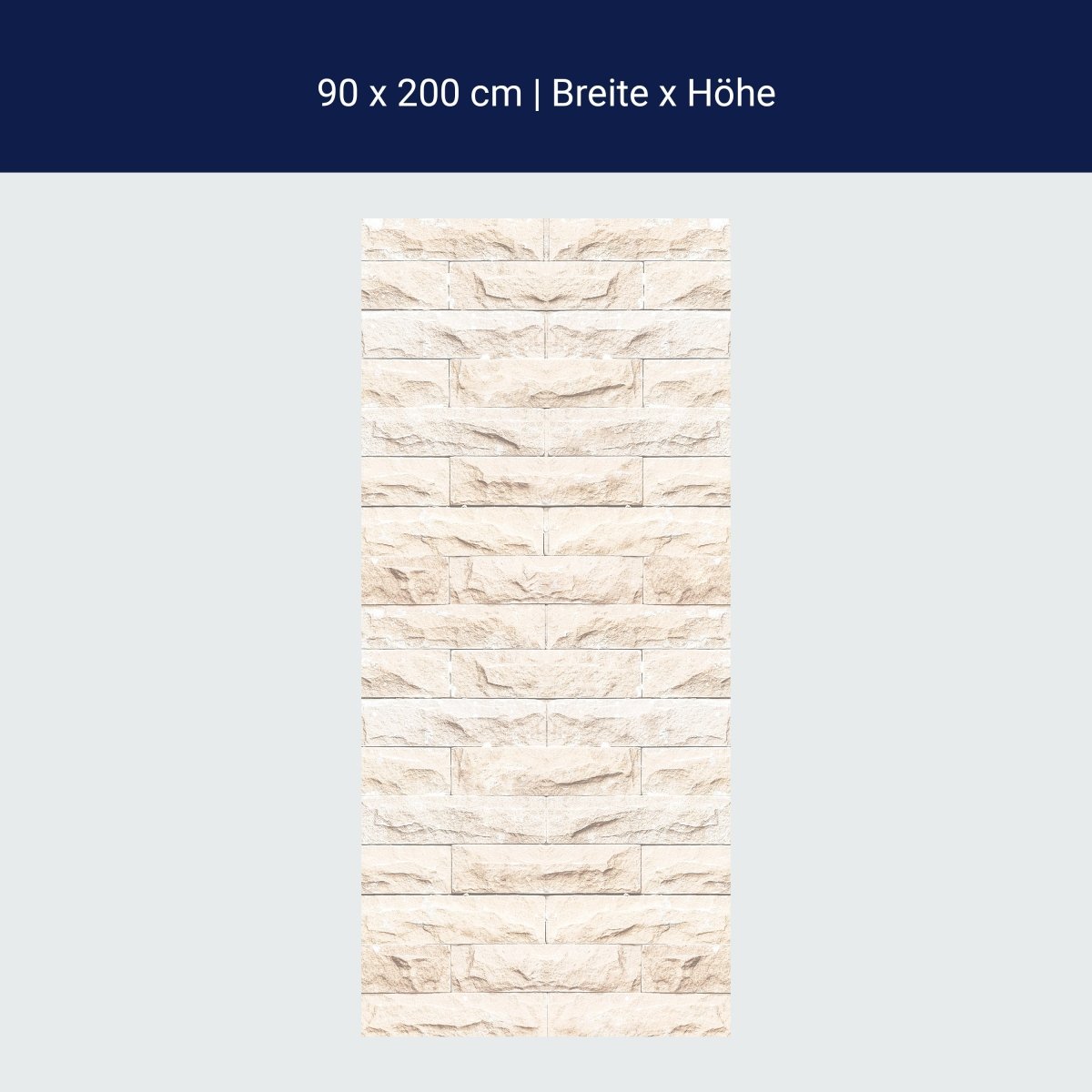 Duschwand Graue Farbe Steinmauer M1037