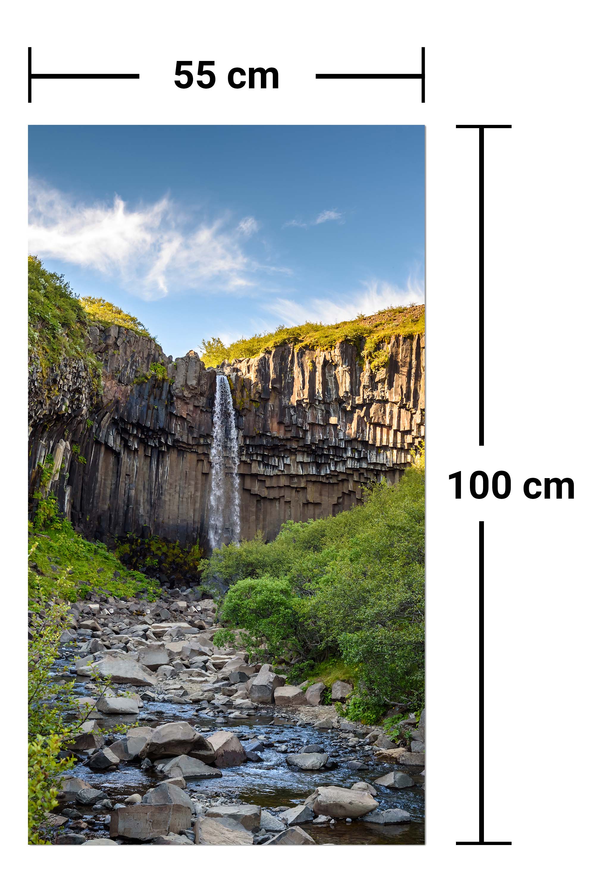 Garderobe Basaltsäulenwasserfall Svartifoss, Island M1041 entdecken - Bild 7