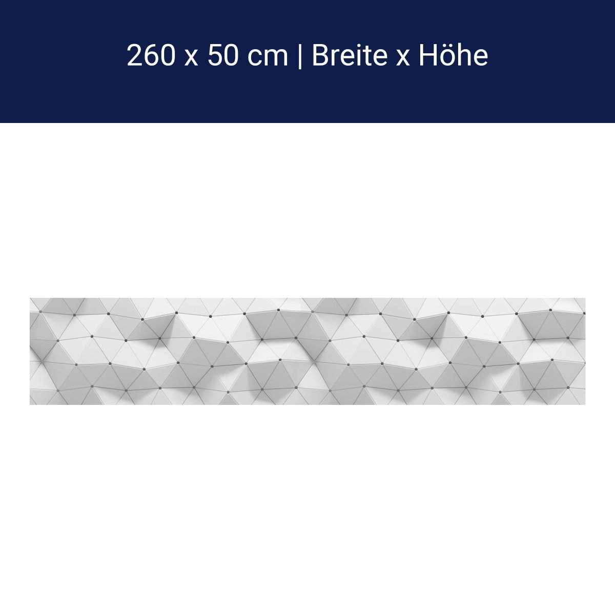 Küchenrückwand abstraktes geometrisches Muster M1430